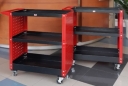 Xe đồ nghề cơ khí 3 tầng có vách ngăn